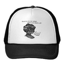 Read Jane Austen Mesh Hat