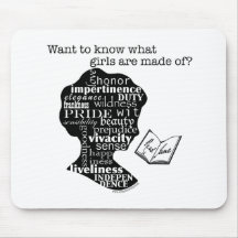 Read Jane Austen Mouse Pads