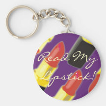Read My Lipstick! Keychain