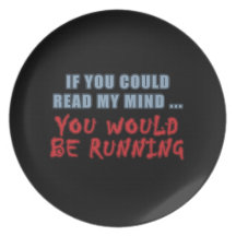 Read My Mind Party Plate