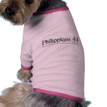 Read the Bible Philippians 4:4 Dog Clothing