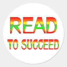 Read to Succeed Round Stickers