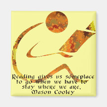 Reader Golden Quote Magnet