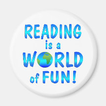 Reading Fun Refrigerator Magnets