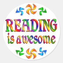 Reading is Awesome Sticker