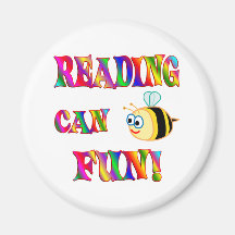 Reading is Fun Fridge Magnet