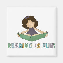 Reading Is Fun! Magnets