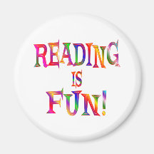 Reading is Fun Refrigerator Magnet