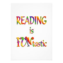 Reading is FUNtastic Invitations