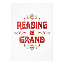 Reading is Grand Personalized Announcement