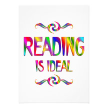 Reading is Ideal Personalized Invites