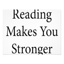 Reading Makes You Stronger Personalised Invitations