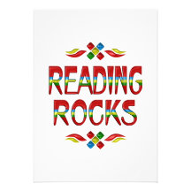 Reading Rocks Custom Invitation
