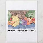 Ready For The Big One? (Plate Tectonics) Full Color Flyer