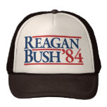 Reagan Bush 84 1984 vintage retro campaign Mesh Hats