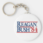 Reagan Bush 84 1984 vintage retro campaign Key Chains