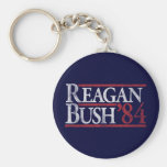 Reagan Bush 84 1984 vintage retro campaign Key Chains