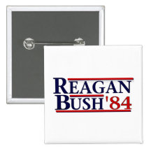 Reagan Bush '84 Pins