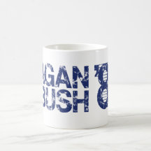 Reagan Bush 84 Retro Election Coffee Mug