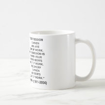 Reagan Depression Work Recession Recovery Carter Coffee Mugs
