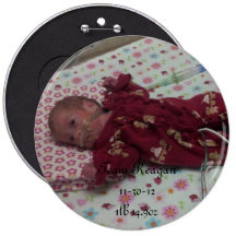 Reagan Photo Keepsake Button