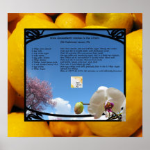 Real Lemon Pie Poster