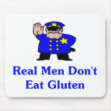 Real Men Don't Eat Gluten Mousemats