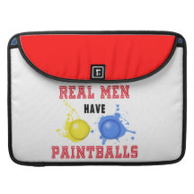 Real Men Have Paintballs Sleeves For MacBooks