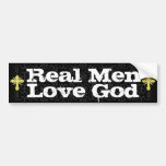 Real Men Love God Christian Bumper Stickers