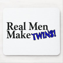 Real Men Make Twins (B) Mousemat