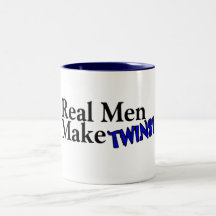 Real Men Make Twins (B) Mug