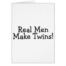 Real Men Make Twins (Blk) Card