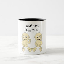 Real Men Make Twins Coffee Mug
