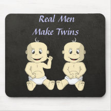 Real Men Make Twins Mousepad