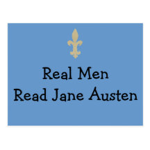 Real Men...Read Jane Austen Post Card