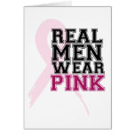 Real Men Wear Pink Greeting Card