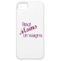 Real Moms Lift Weights Cell Phone Case iPhone 5 Cover