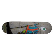 Real Ukrainian Graffiti Wall Abstract Skate Board