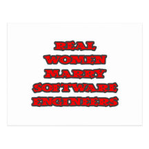Real Women Marry Software Engineers Postcards
