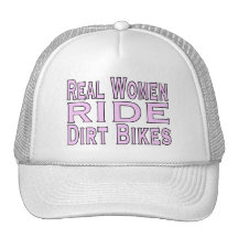 Real Women Ride Dirt Bikes Trucker Hats