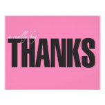 Really Big Thanks Card Personalised Invites