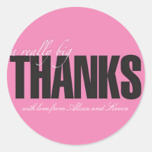 Really Big Thanks Sticker