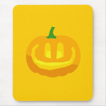 really happy Jack-O-'Lantern Mousemats