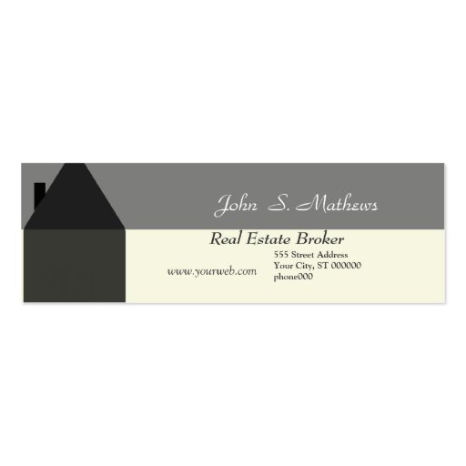 Realtor Mini-Card Business Card Template