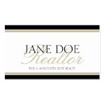 Realtor Tan Script Business Card Template