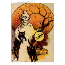 Reaper (Vintage Halloween Card)