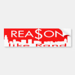 Reason Like Rand Bumper Sticker