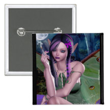 Rebel Fairy Button