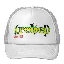 (rebel) Green trucker Hat