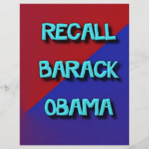 RecallBarack-2 Custom Flyer